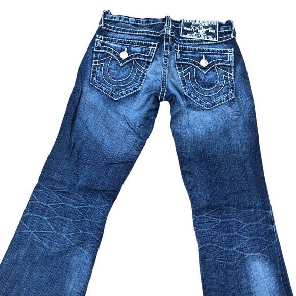Vintage True Religion Jeans Size 31 BILLY BIG T Blue - Picture 3 of 12